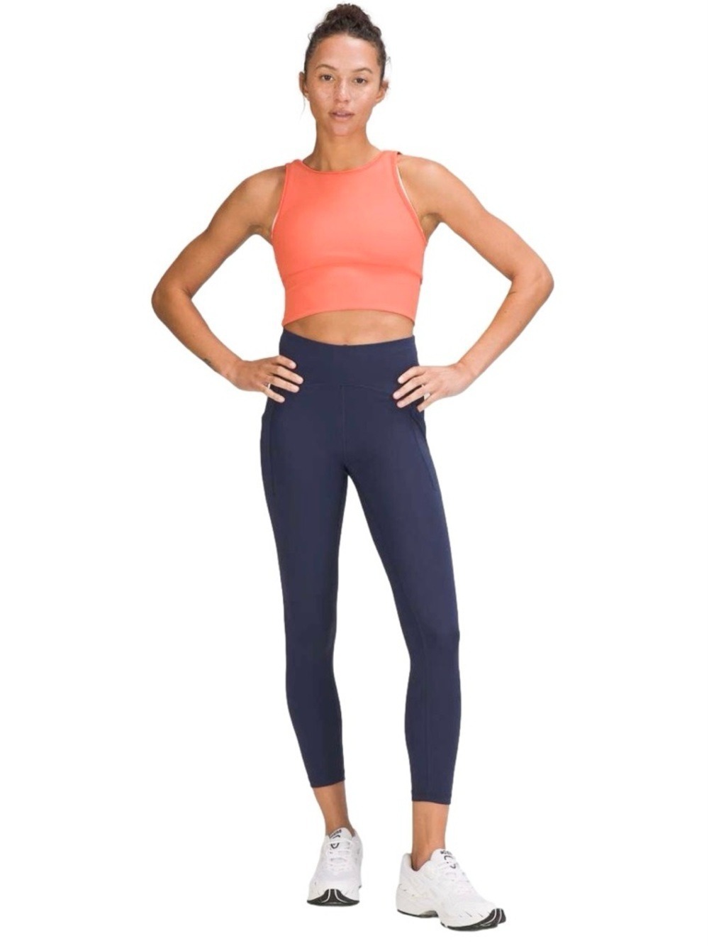Lululemon Power Thru High Rise Tight 25” Navy Size 8
